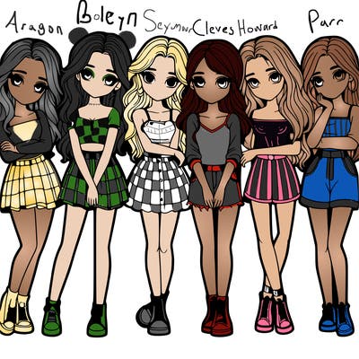 a group of girls realistic