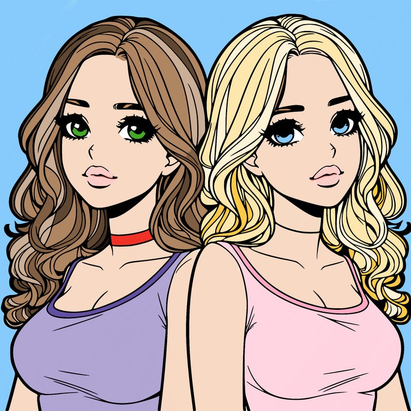 realistic twin sisters