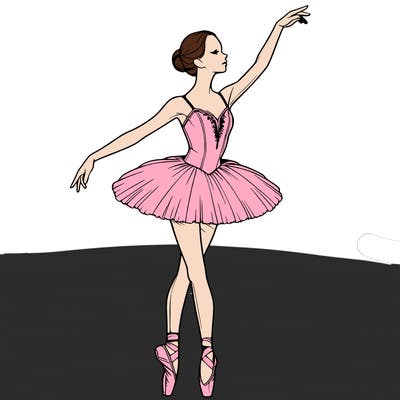 realistic ballerina
