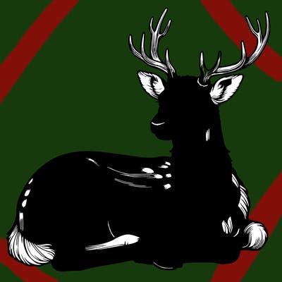 realistic deer with antlers
