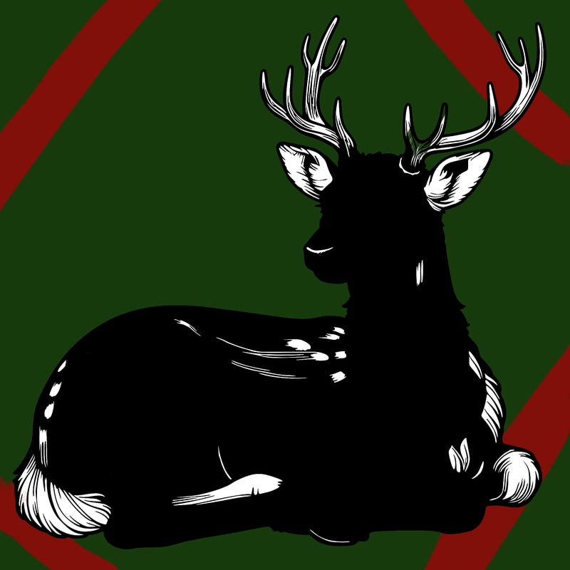 realistic deer with antlers