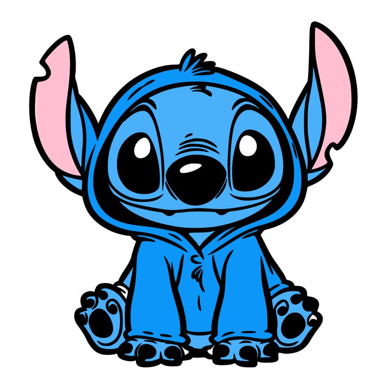 stitch in a dog costume