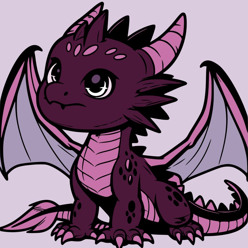 fierce baby night dragon