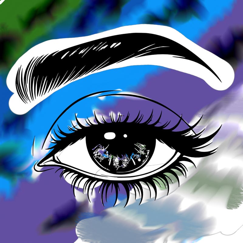 eye closed realistic