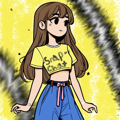 girl in a cute crop top