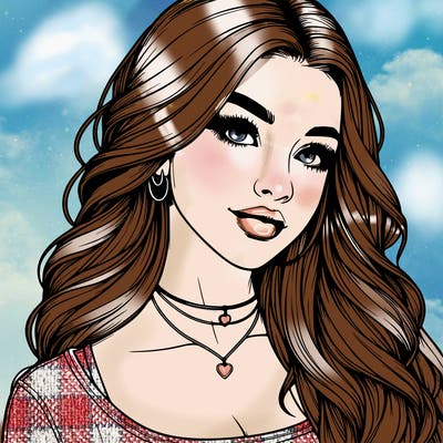 detailed realistic girl