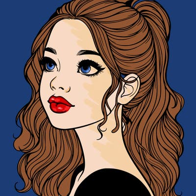 beautiful realistic girl