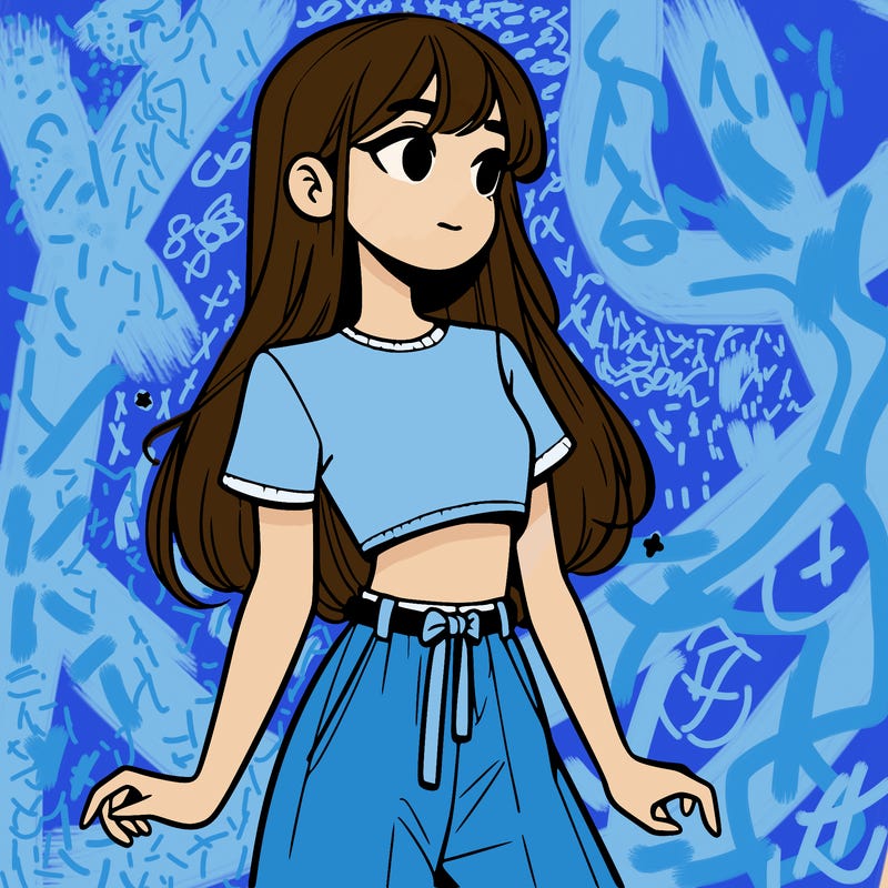 girl in a cute crop top