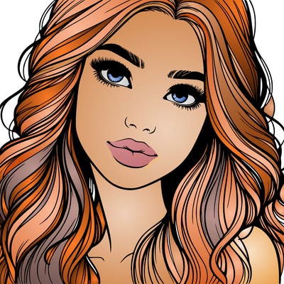 beautiful realistic girl