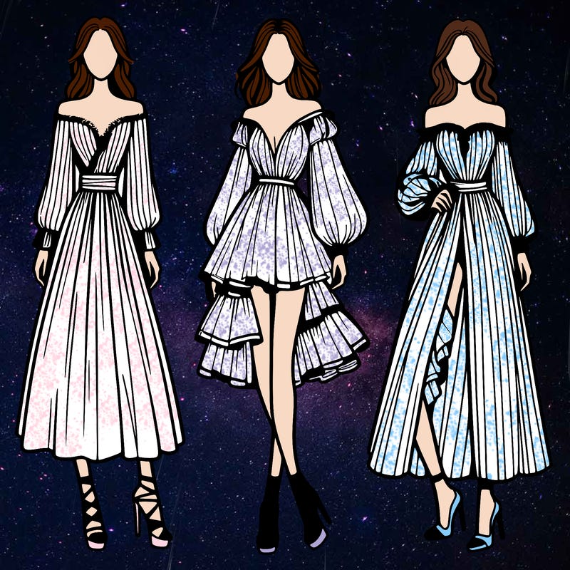 fashion models dresses