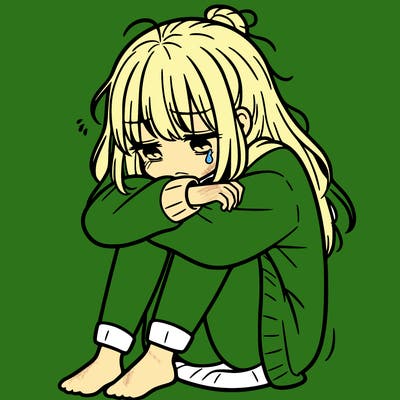 depressed girl