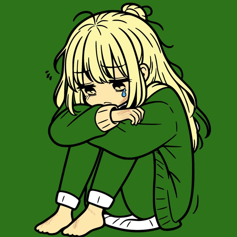 depressed girl