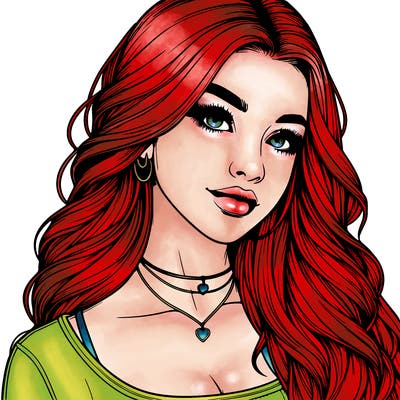 detailed realistic girl