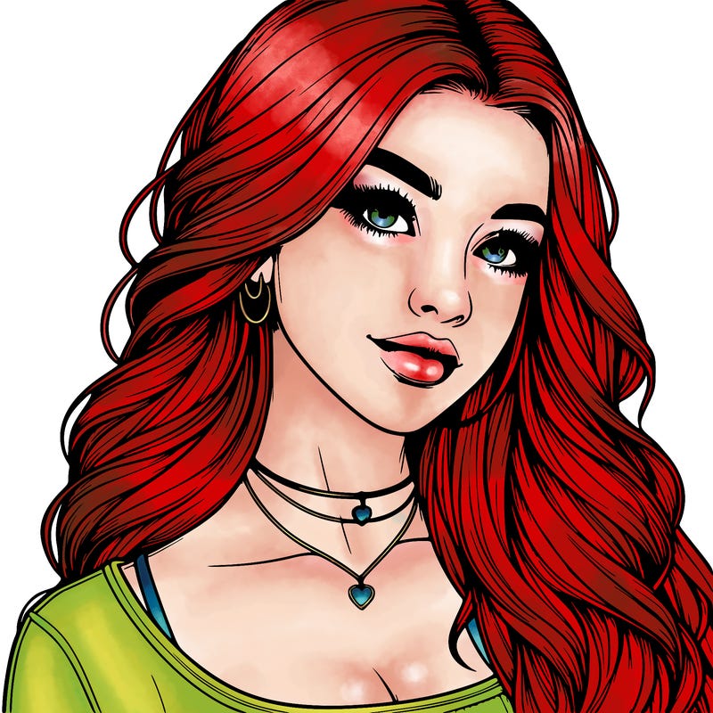 detailed realistic girl