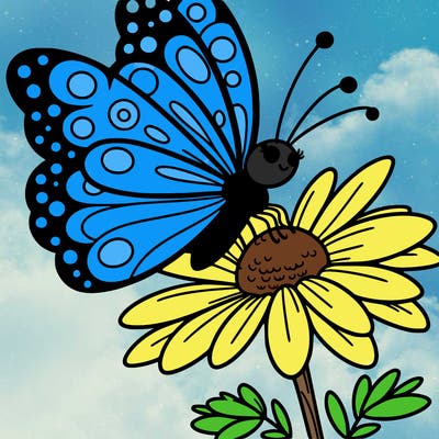 butterfly on a flower