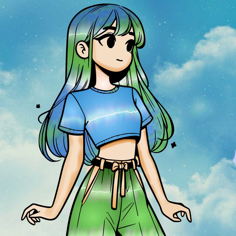 girl in a cute crop top