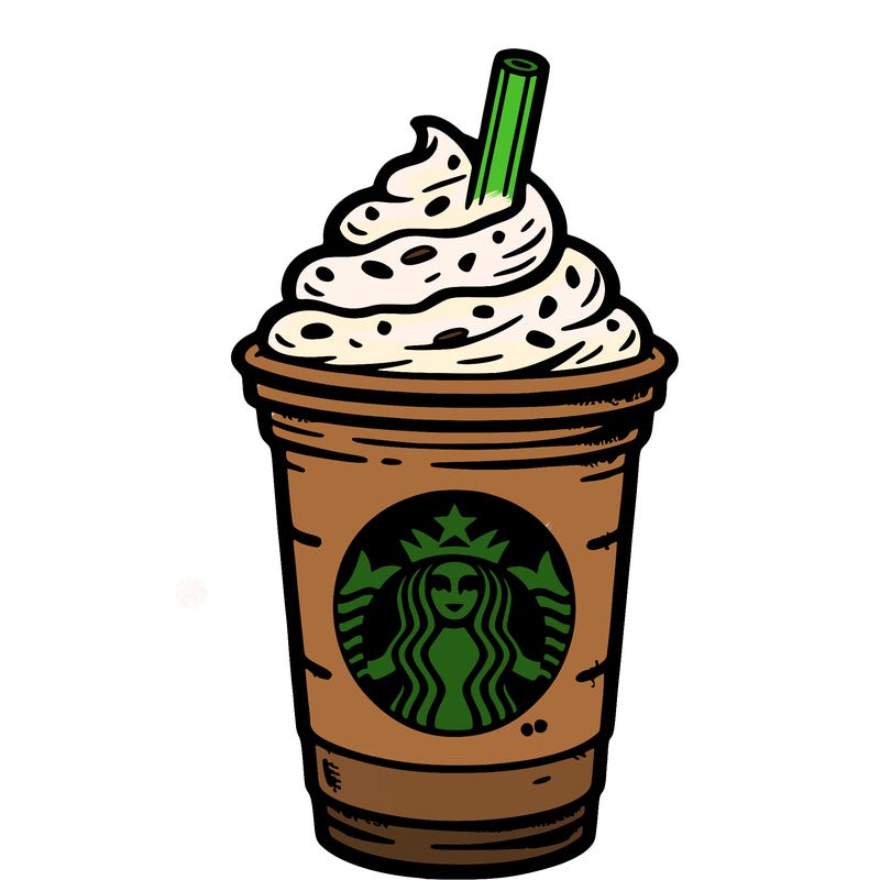 starbucks, frappuccino