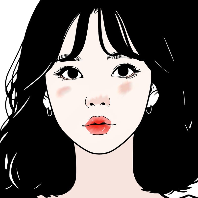 realistic k-pop girl