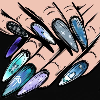 realistic nails