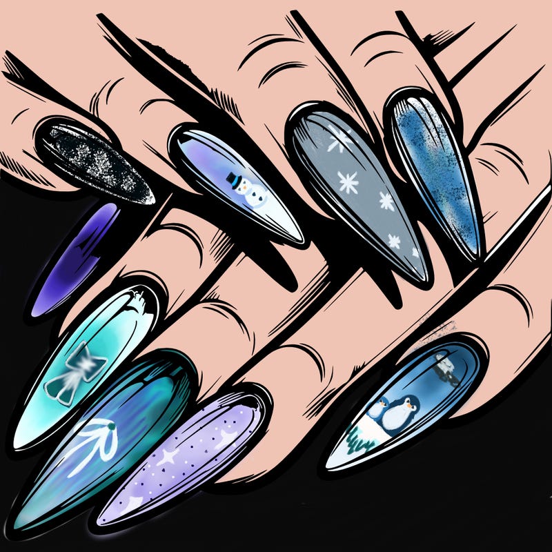 realistic nails