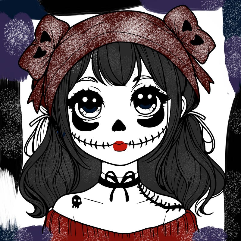 realistic girl halloween