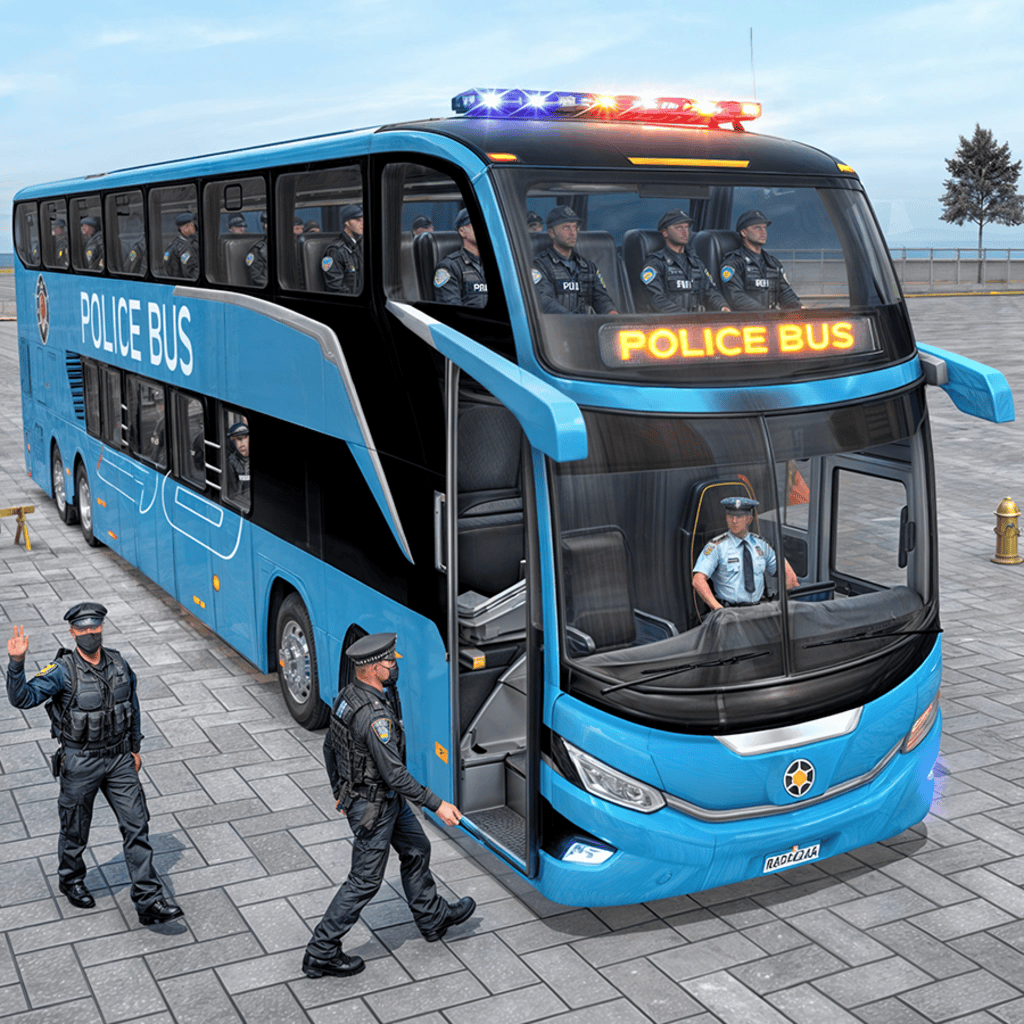 Police Bus Driving Simulator | Expert US Cop & Prisoner Transport