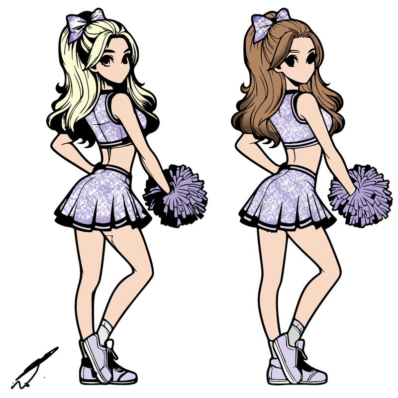 realistic cheerleader