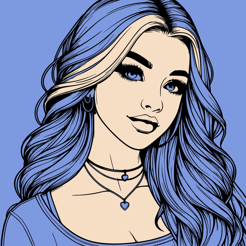 detailed realistic girl