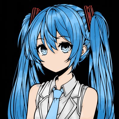 realistic miku