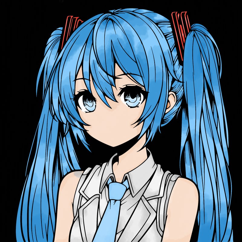realistic miku