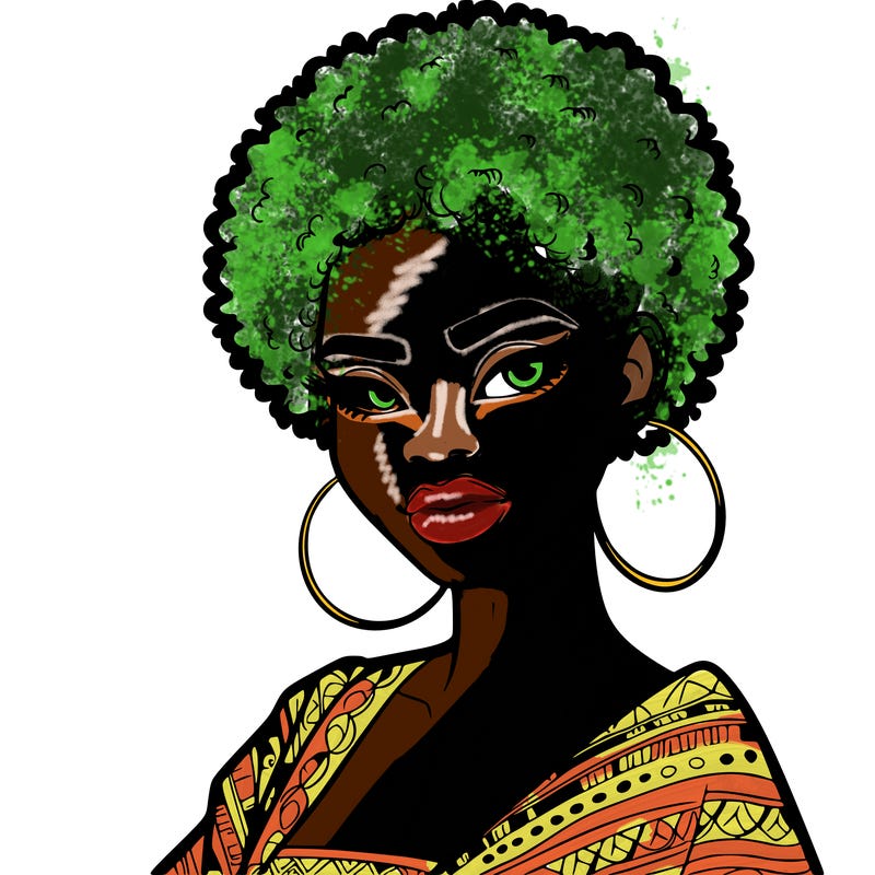 african woman