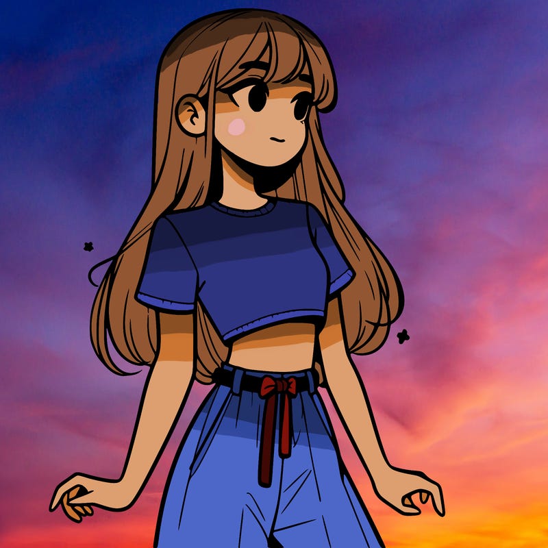 girl in a cute crop top