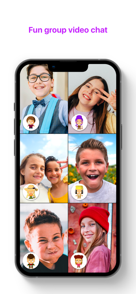 Xooloo - Messenger for Kids - Chat vidéo de groupe pour enfants sur Xooloo Messenger avec des avatars personnels