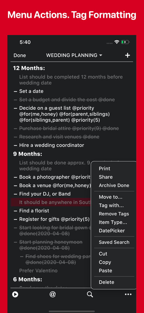 Taskmator - TaskPaper Client - Productivity App | MWM