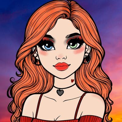 realistic pretty girl