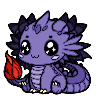 cute manga dragon