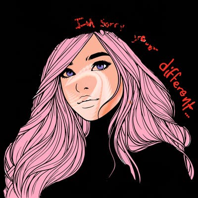 realistic girl with flower crown