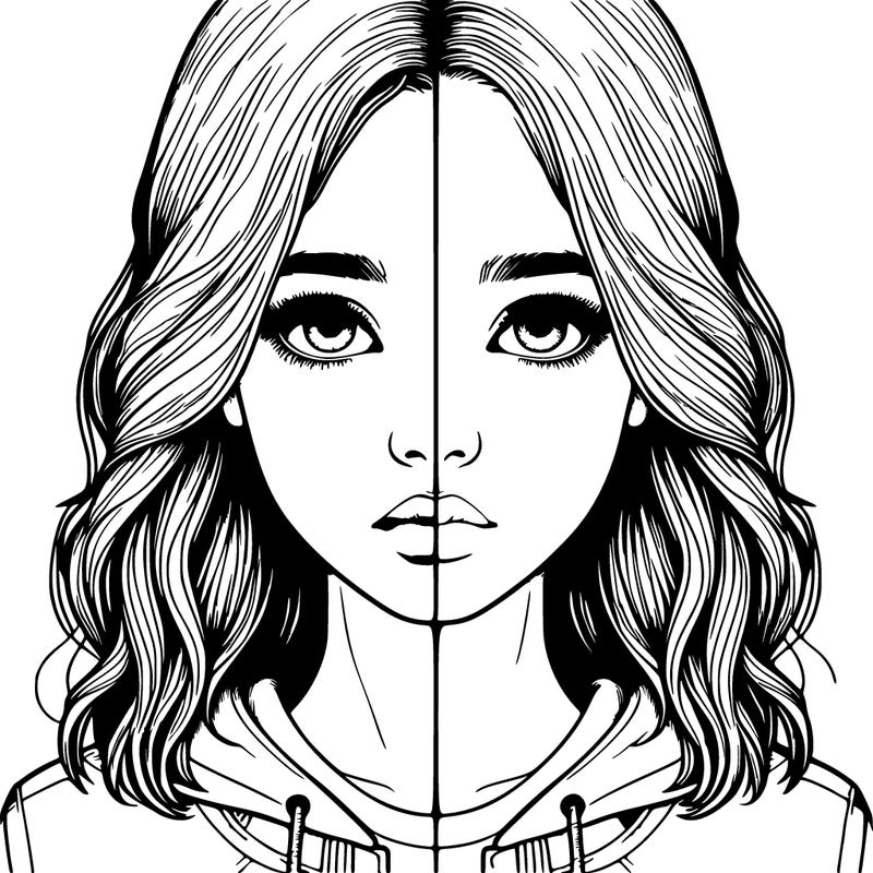 realistic girl withsplit