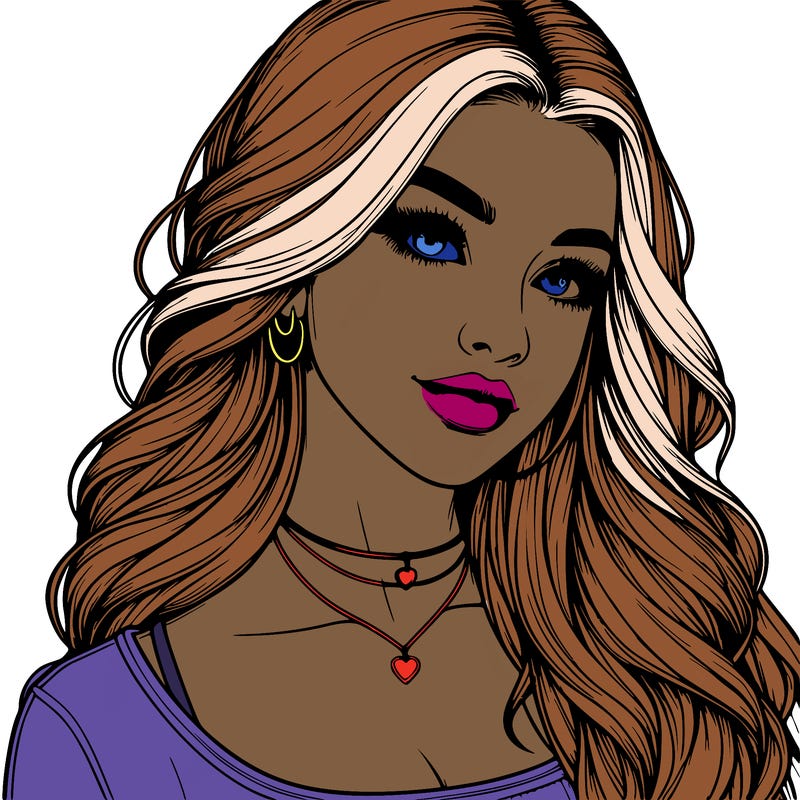 detailed realistic girl