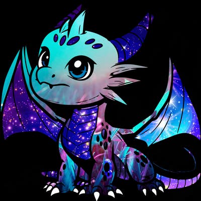 fierce baby night dragon