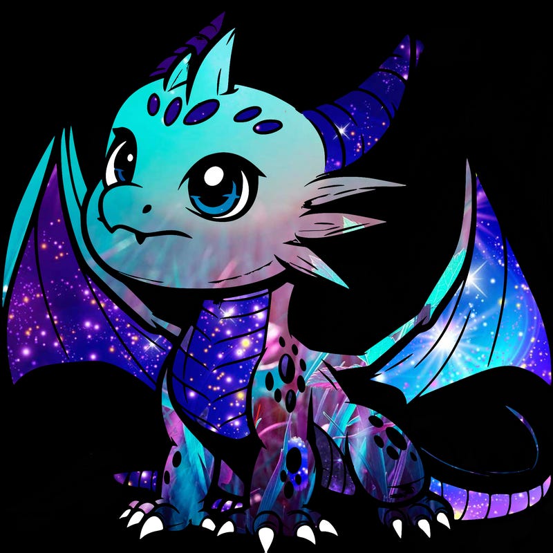 fierce baby night dragon