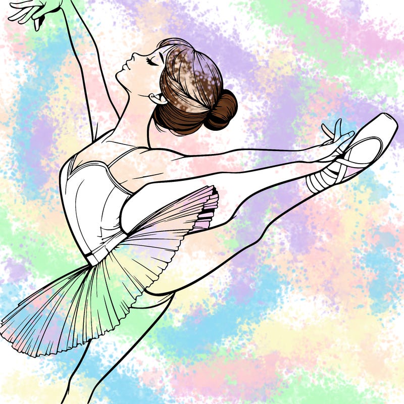 realistic ballerina