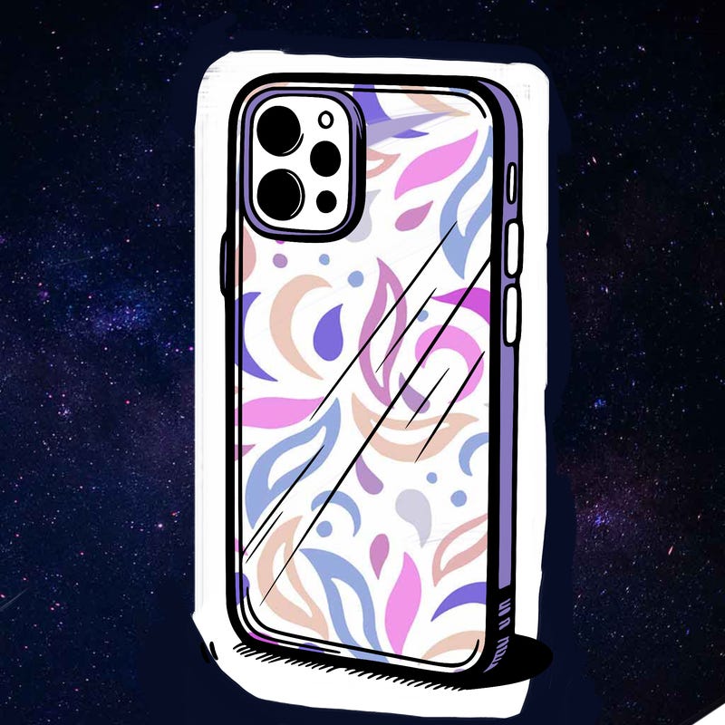 a plain phone case