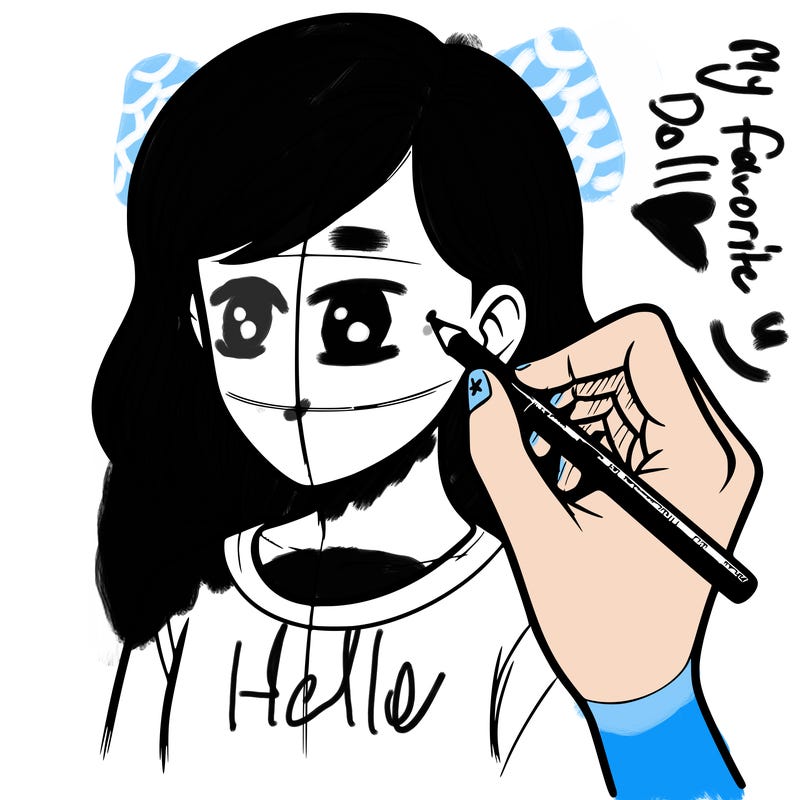 drawing a realistic person