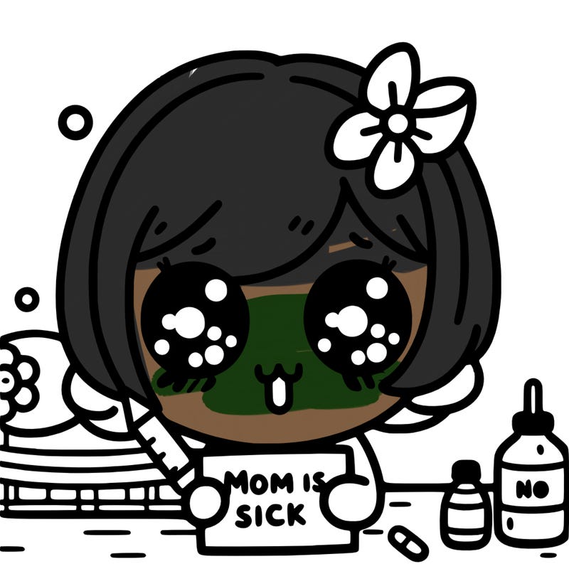 mom is sick