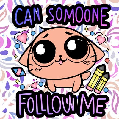 can someone please follow me?