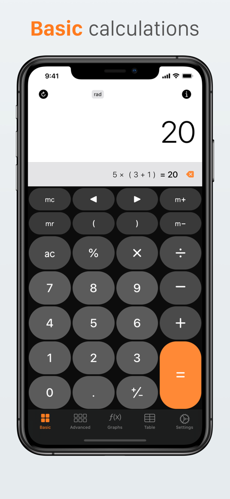 Calculadora, básica y avanzada | Gráfica y Solucionador Paso a Paso