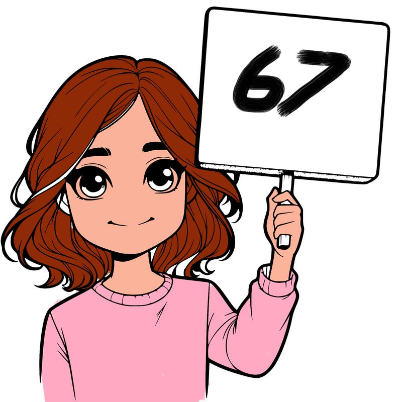 realistic girl holding up a sign