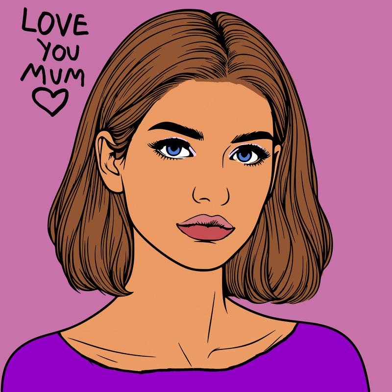 realistic portrait of woman