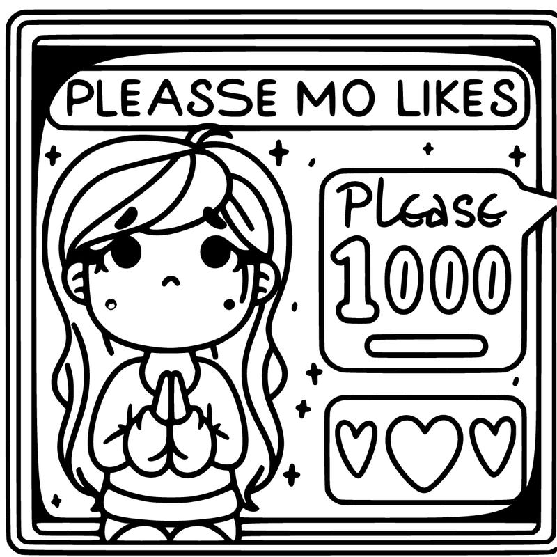 please give me 1000 likes